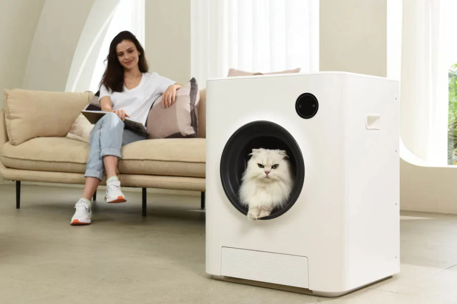 automatic litter box for multiple cats
